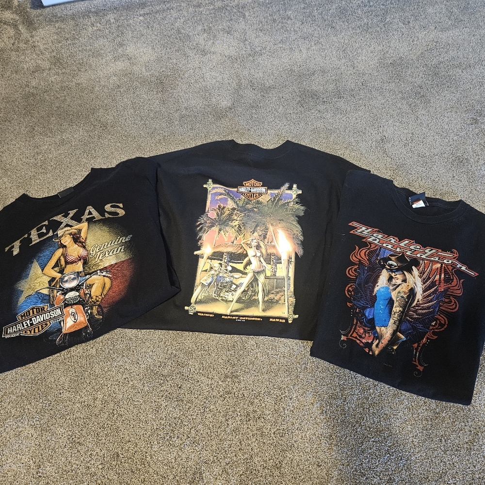 Harley-Davidson Graphic T-Shirts Set
